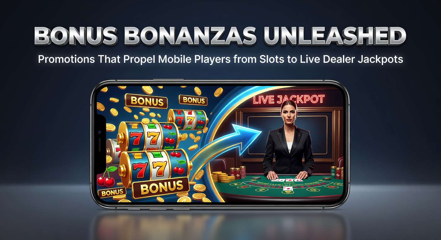 Mobiele speler veegt door bonusaanbiedingen op smartphone-scherm met slots en live tafels op de achtergrond