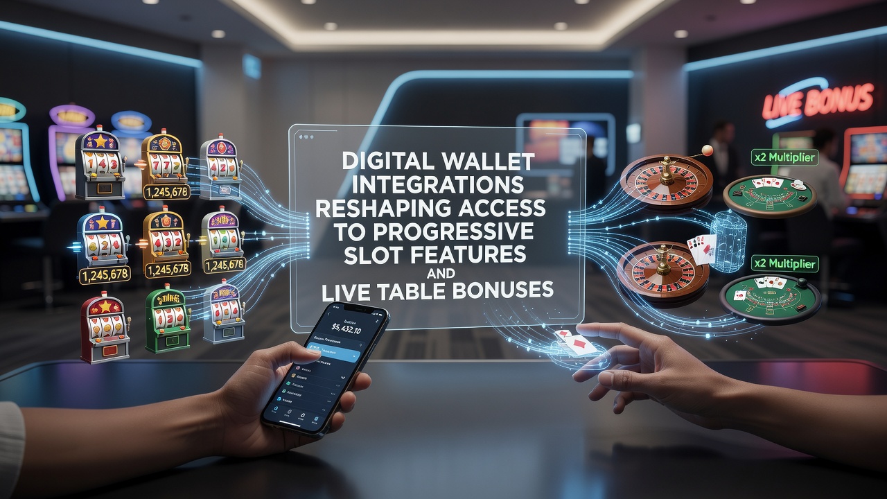 Live casino tafels met digitale betalingen en bonusactivatie