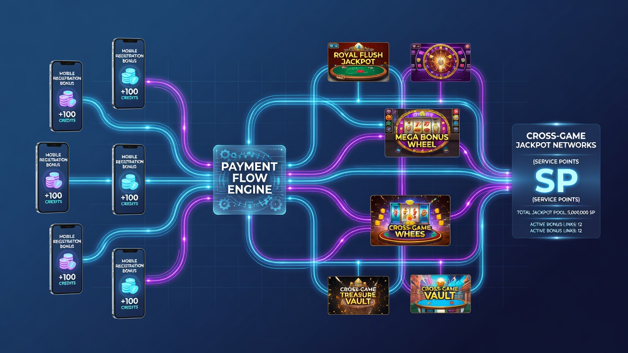 Detailopname van live blackjacktafels en roulette die bijdragen aan een gedeelde jackpot via mobiele betalingen