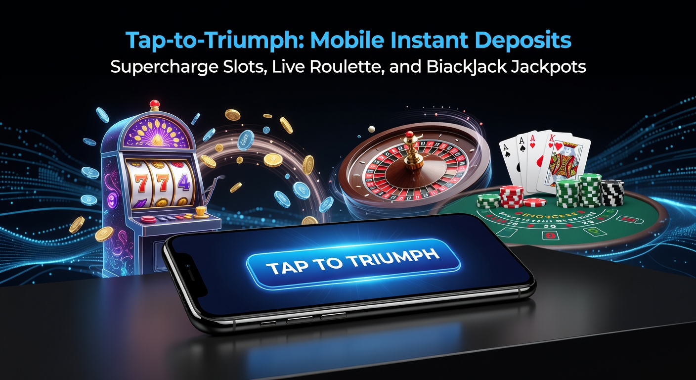 Live roulette tafel op mobiel scherm met tik-deposit icoon en exploderende jackpot, illustrerend naadloze integratie